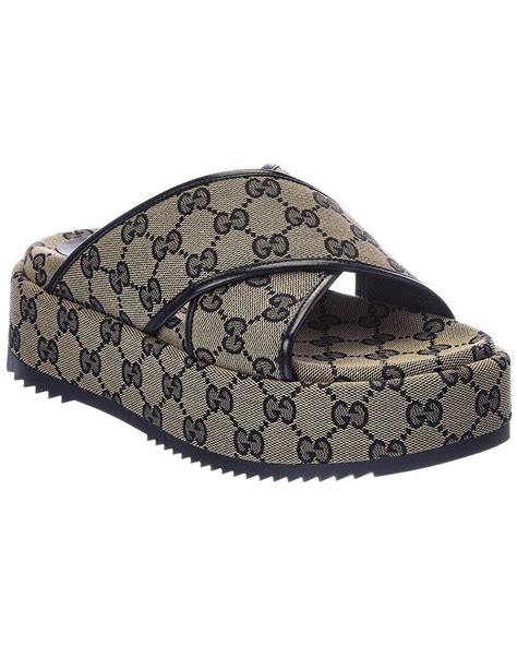 gucci gg platform sandal|Gucci platform sandals sale clearance.